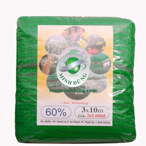 Lưới túi 3x10 xanh 60% Lưới túi 3x10 xanh 60%